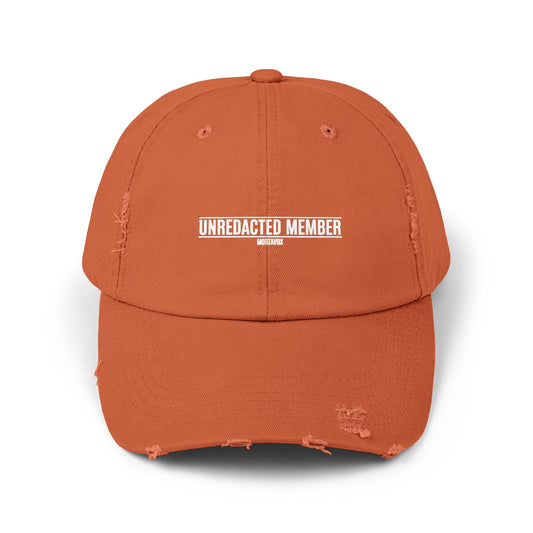 Unredacted Member – Distressed Cotton Hat (Mortavox)