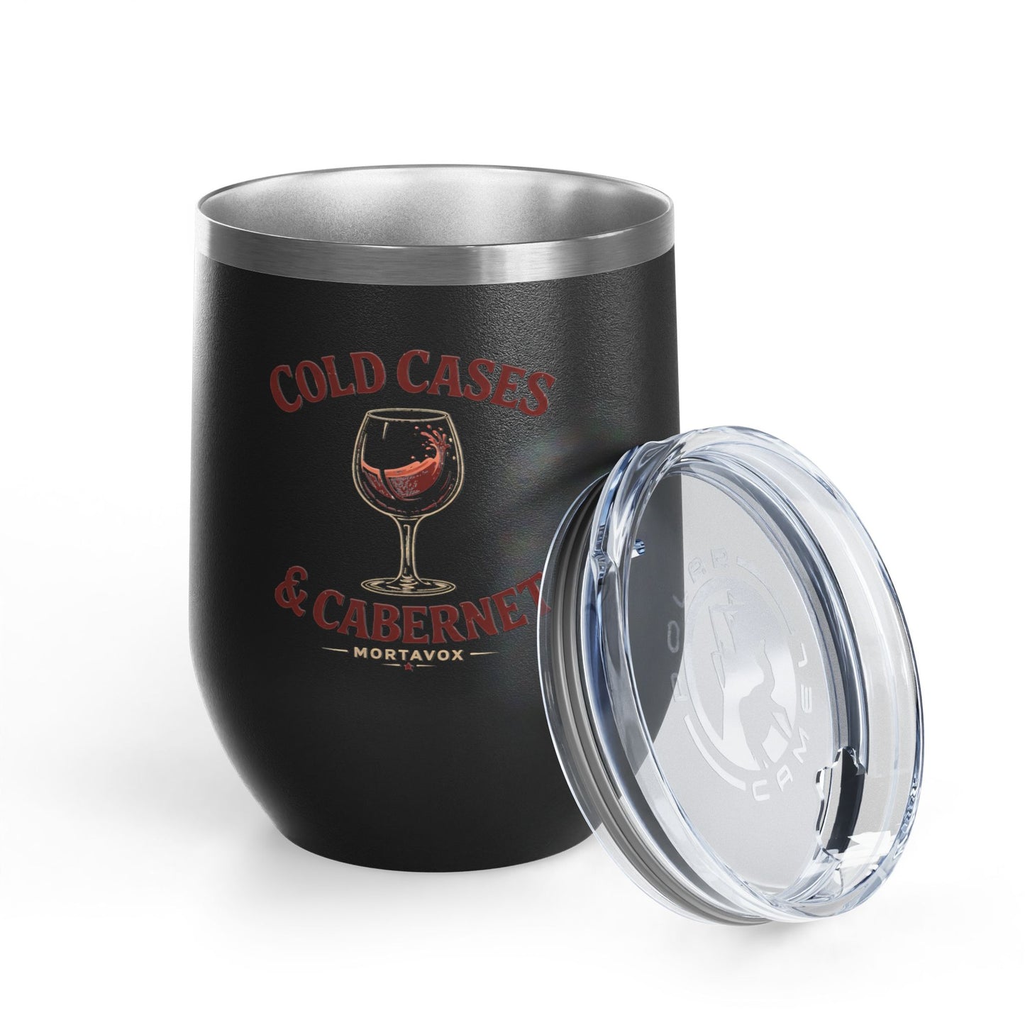 Cold Cases & Cabernet Mortavox Wine Tumbler