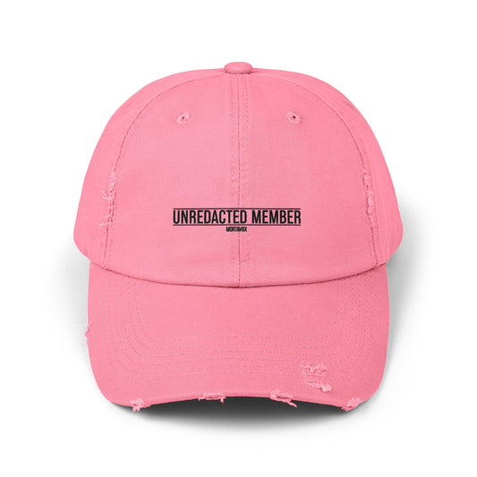 Unredacted Member – Distressed Cotton Hat (Mortavox)