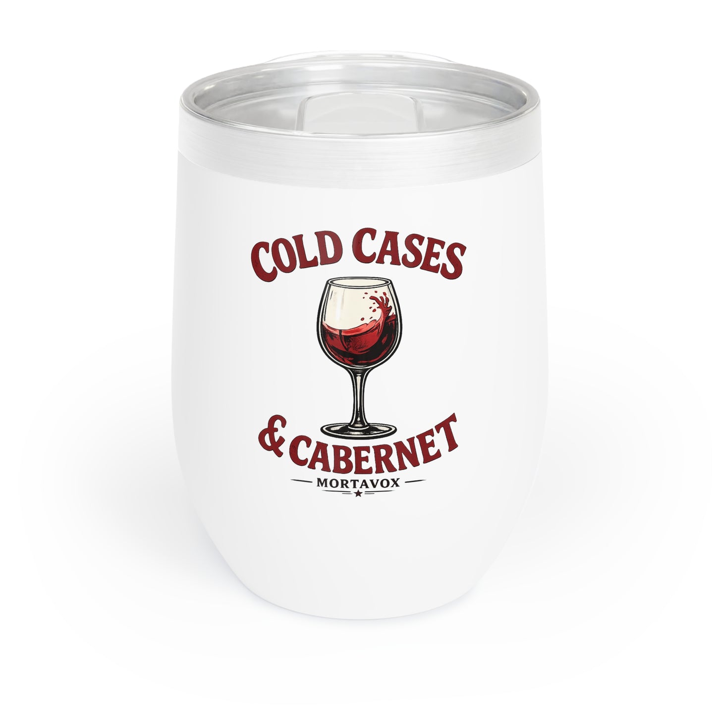 Cold Cases & Cabernet Mortavox Wine Tumbler
