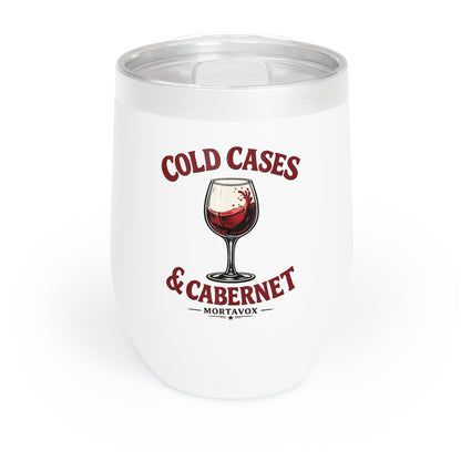 Cold Cases & Cabernet Mortavox Wine Tumbler