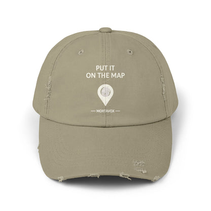 Put It On The Map – Distressed Cotton Hat (Mortavox)