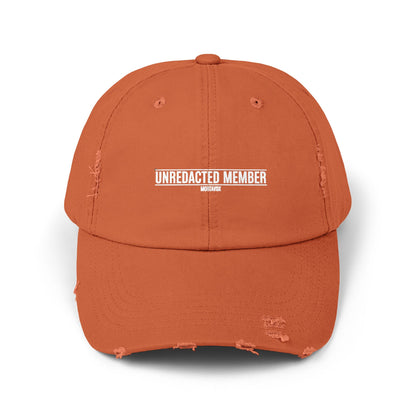 Unredacted Member – Distressed Cotton Hat (Mortavox)