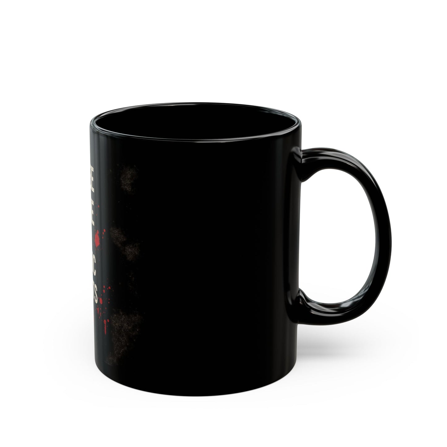 Coffee Crime and Chaotic Thoughts Black Mug (11oz, 15oz)