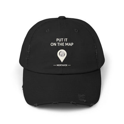 Put It On The Map – Distressed Cotton Hat (Mortavox)
