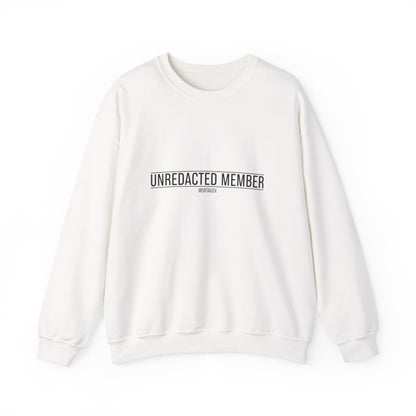 Unredacted Member Sweatshirt — Follow the Clues (Front & Back Print)