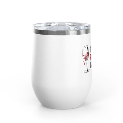 True Crime, Red Wine, in Bed by Nine Wine Tumbler, 12oz