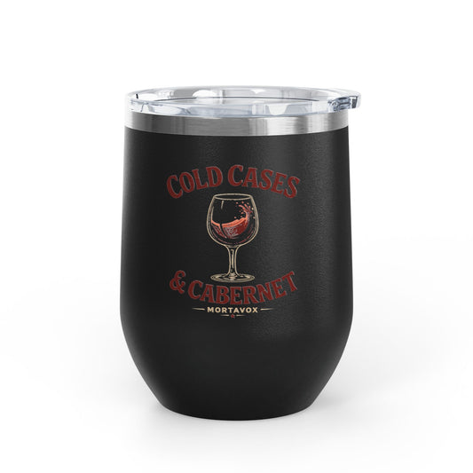Cold Cases & Cabernet Mortavox Wine Tumbler