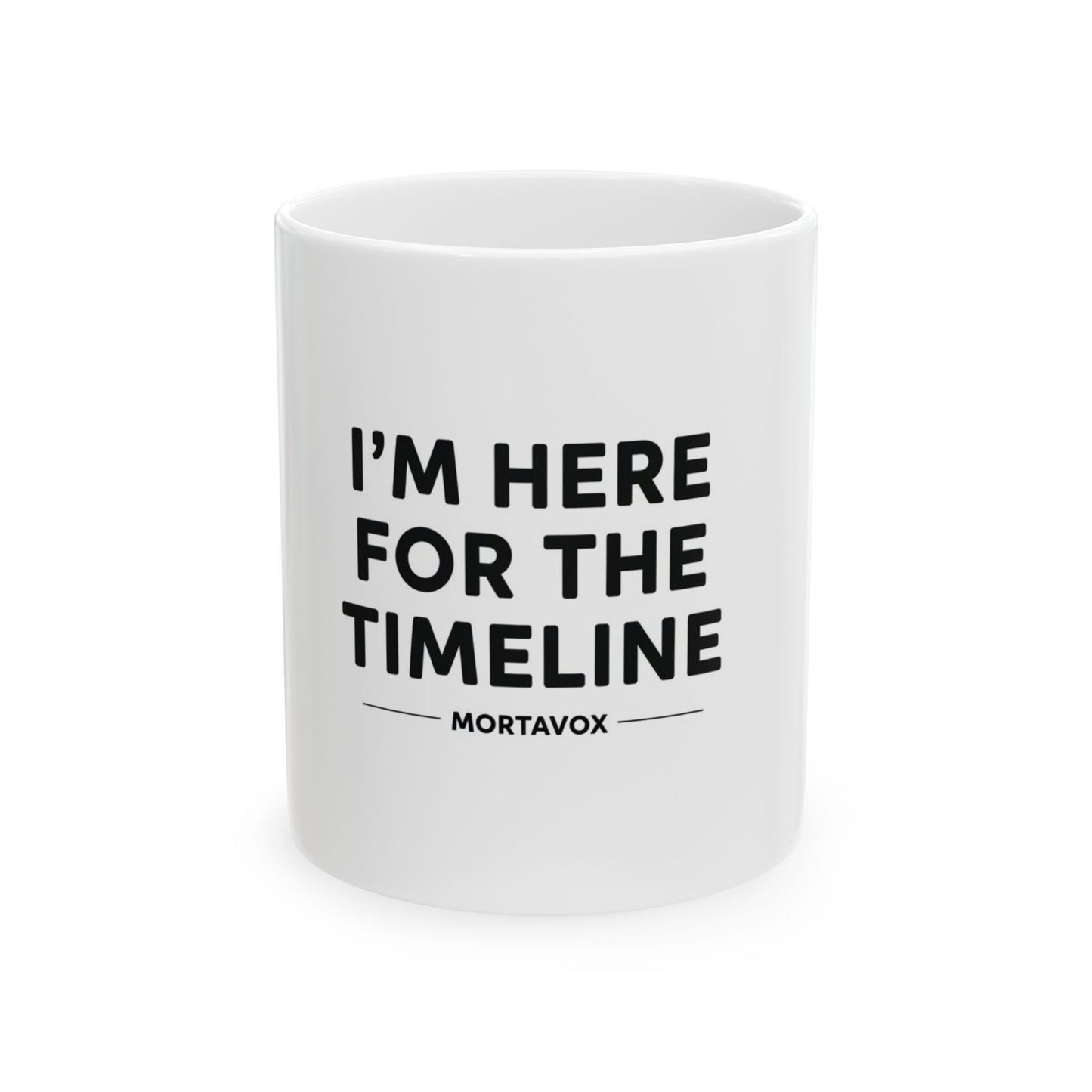 “I’m Here For The Timeline” True Crime Mug – 11oz / 15oz