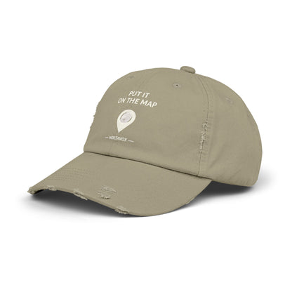 Put It On The Map – Distressed Cotton Dad Hat (Mortavox)