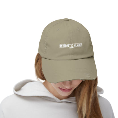 Unredacted Member – Distressed Cotton Hat (Mortavox)