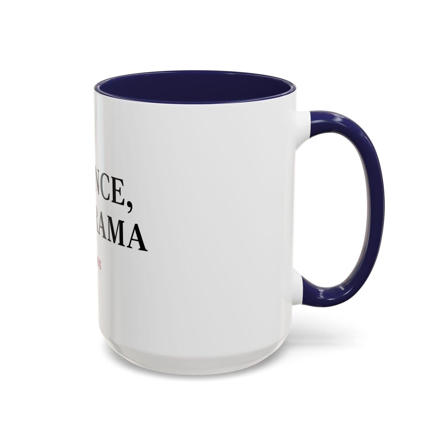 “Evidence, Not Drama” Two-Tone True Crime Mug – 12 oz