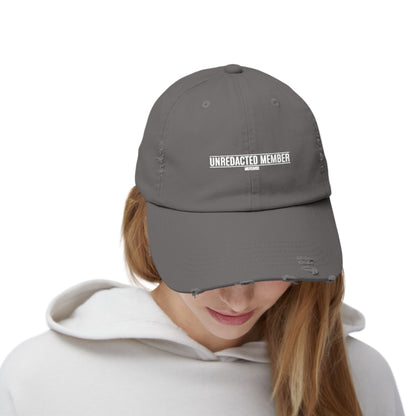 Unredacted Member – Distressed Cotton Hat (Mortavox)