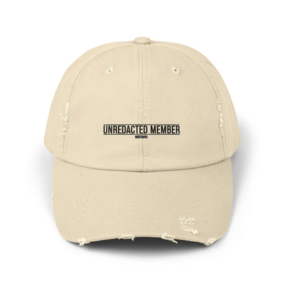 Unredacted Member – Distressed Cotton Hat (Mortavox)