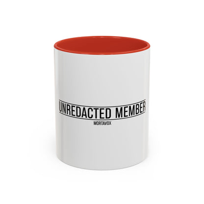 Unredacted Member – True Crime Coffee Mug (Mortavox)