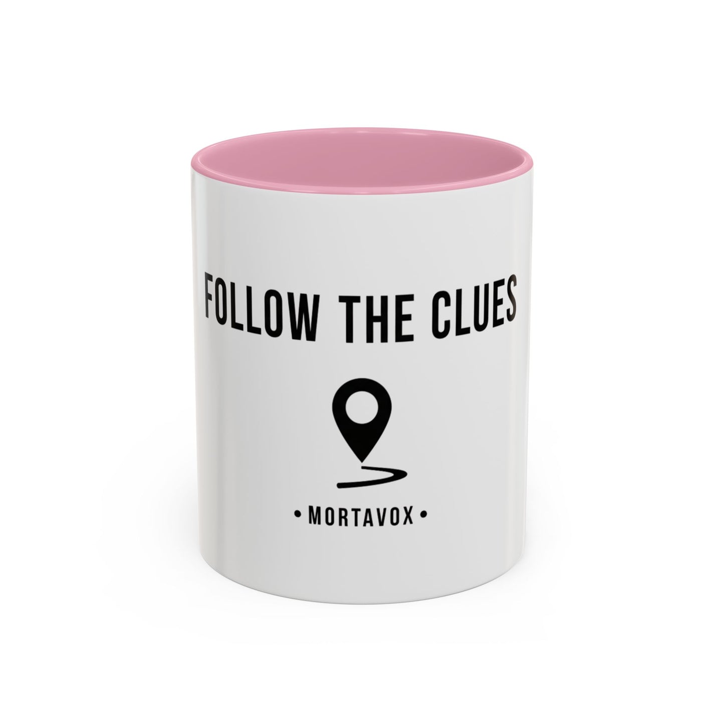 Follow the Clues – True Crime Coffee Mug (Mortavox)
