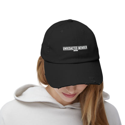 Unredacted Member – Distressed Cotton Hat (Mortavox)