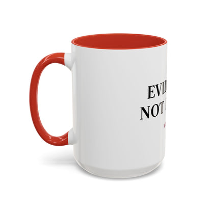 “Evidence, Not Drama” Two-Tone True Crime Mug – 12 oz