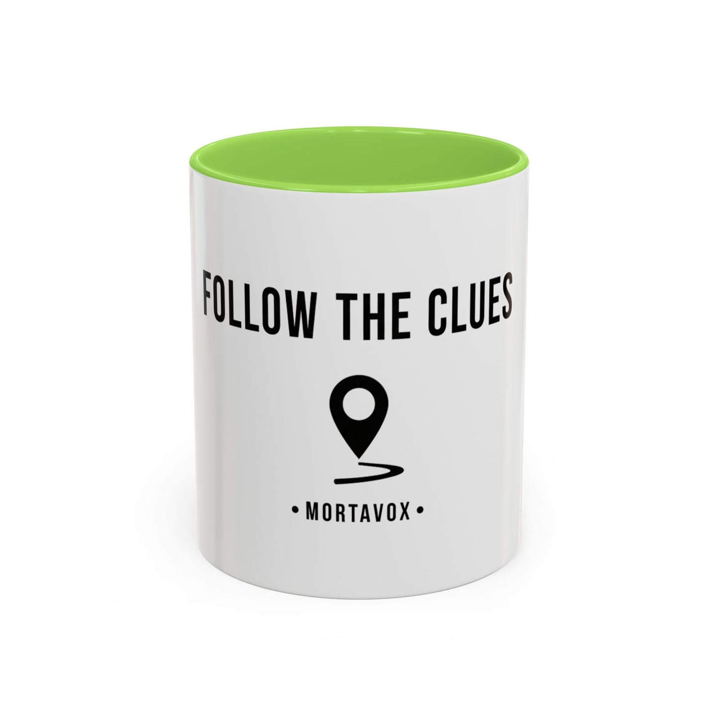 Follow the Clues – True Crime Coffee Mug (Mortavox)