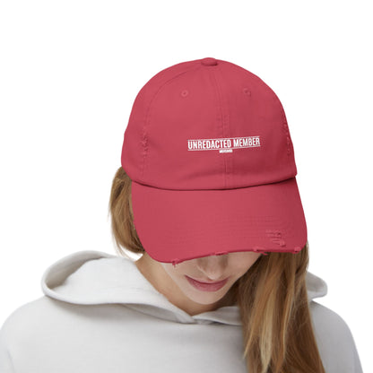 Unredacted Member – Distressed Cotton Hat (Mortavox)