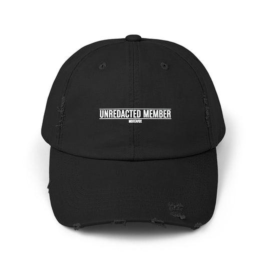 Unredacted Member – Distressed Cotton Hat (Mortavox)