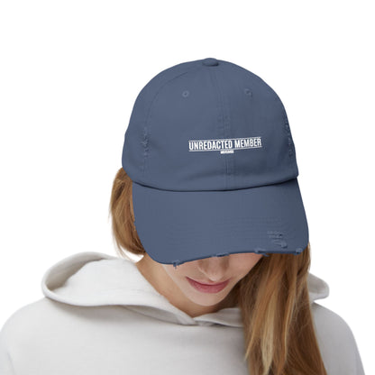 Unredacted Member – Distressed Cotton Hat (Mortavox)