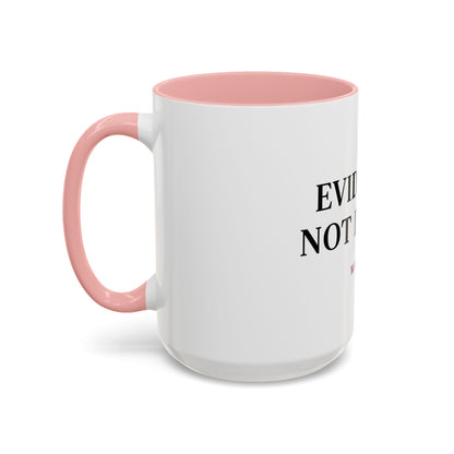 “Evidence, Not Drama” Two-Tone True Crime Mug – 12 oz