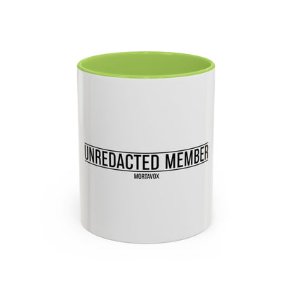 Unredacted Member – True Crime Coffee Mug (Mortavox)