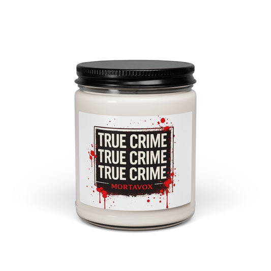 True Crime Candle Scented Soy Candle, 9oz