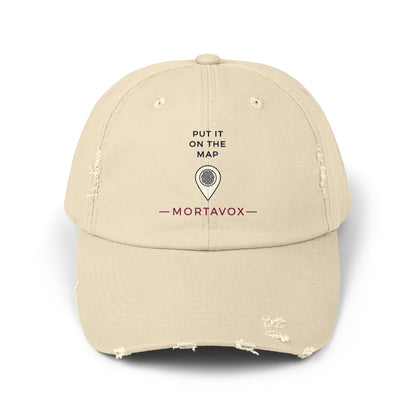 Put It On The Map – Distressed Cotton Hat (Mortavox)